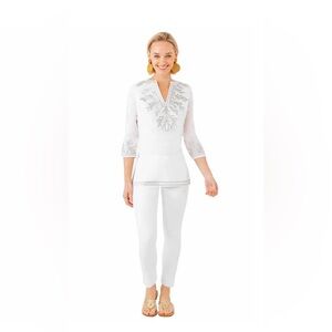 GRETCHEN SCOTT EMBROIDERED TUNIC ‘THE REEF’